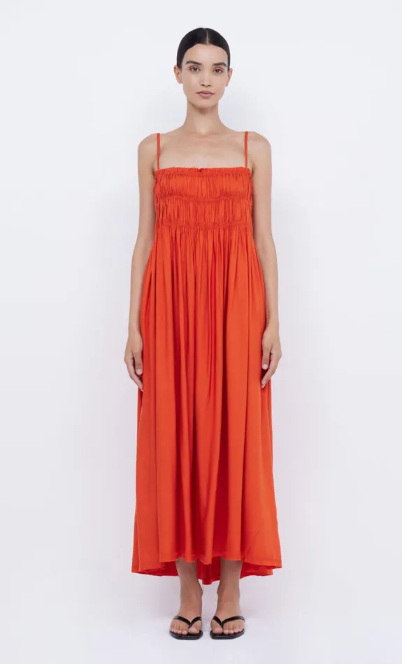Bec Bridge DALI MAXI SHIFT DRESS 8211 SPICE Women Maxi Dresses