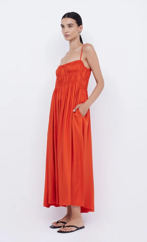 Bec Bridge DALI MAXI SHIFT DRESS 8211 SPICE Women Maxi Dresses