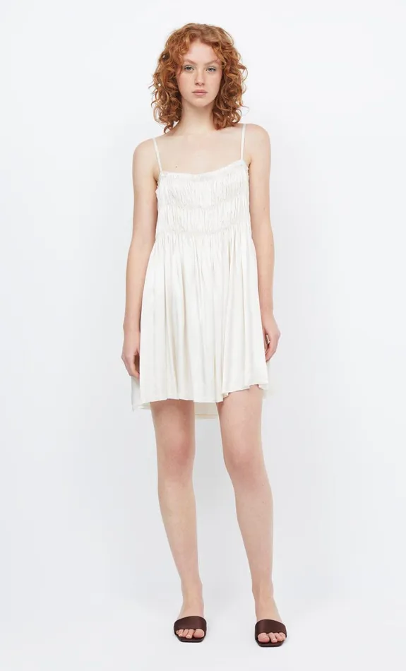 Bec Bridge DALI MINI SHIFT DRESS 8211 IVORY Women Mini Dresses