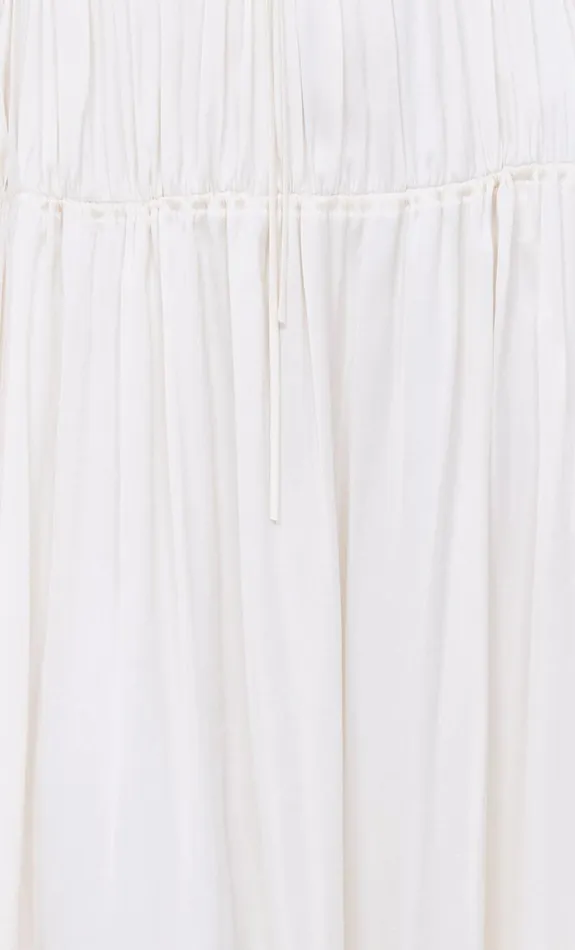Bec Bridge DELPHI GATHERED DRESS 8211 IVORY Women Maxi Dresses