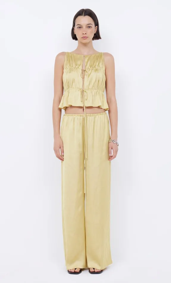 Bec Bridge DELPHI GATHERED TOP 8211 CITRUS Women Sleeveless