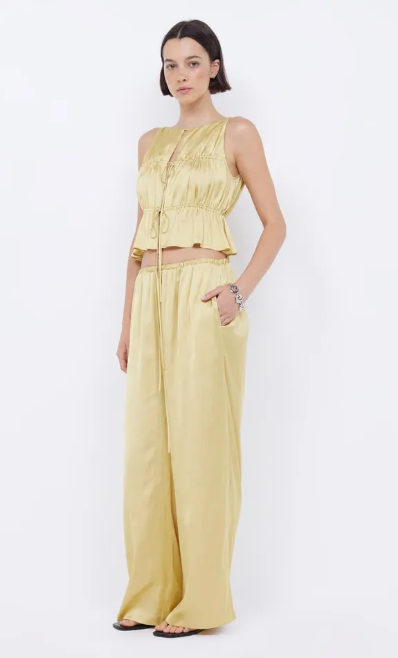 Bec Bridge DELPHI GATHERED TOP 8211 CITRUS Women Sleeveless
