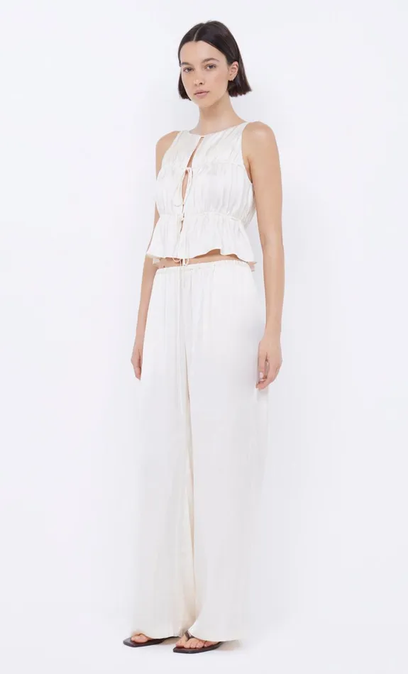 Bec Bridge DELPHI GATHERED TOP 8211 IVORY Women Sleeveless