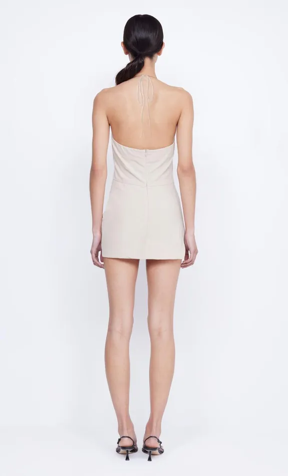 Bec Bridge DESIREE TUCK MINI DRESS 8211 SAND Women Mini Dresses