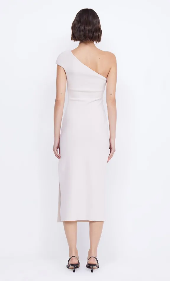 Bec Bridge ELEA ASYM MIDI DRESS 8211 VANILLA BEAN Women Wedding Guest