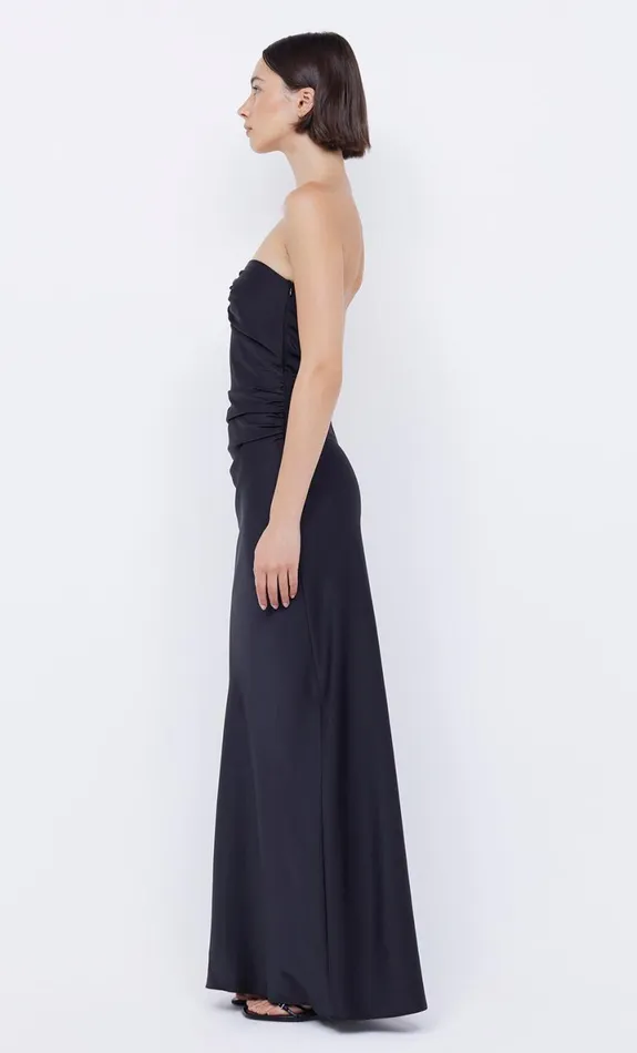 Bec Bridge EMILIA STRAPLESS DRESS 8211 BLACK Women Prom Dresses