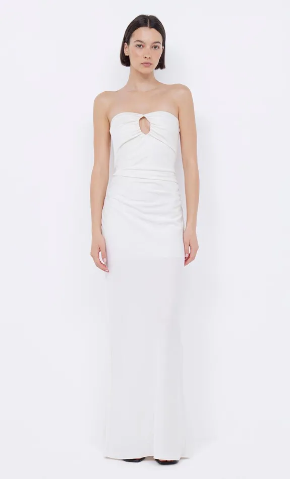 Bec Bridge EMILIA STRAPLESS DRESS 8211 IVORY Women Wedding Guest