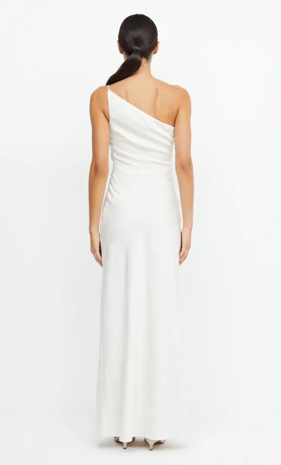 Bec Bridge ETERNITY ASYM MAXI DRESS 8211 CREAM Women Prom Dresses