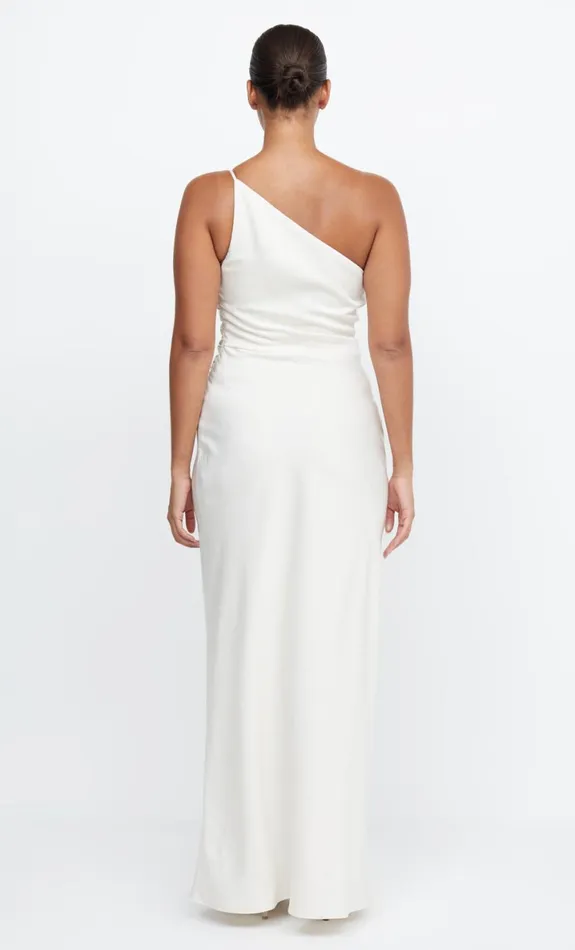 Bec Bridge ETERNITY ASYM MAXI DRESS 8211 CREAM Women Prom Dresses