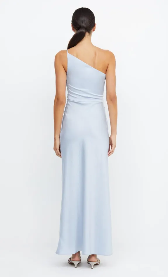 Bec Bridge ETERNITY ASYM MAXI DRESS 8211 DUSTY BLUE Women Maxi Dresses