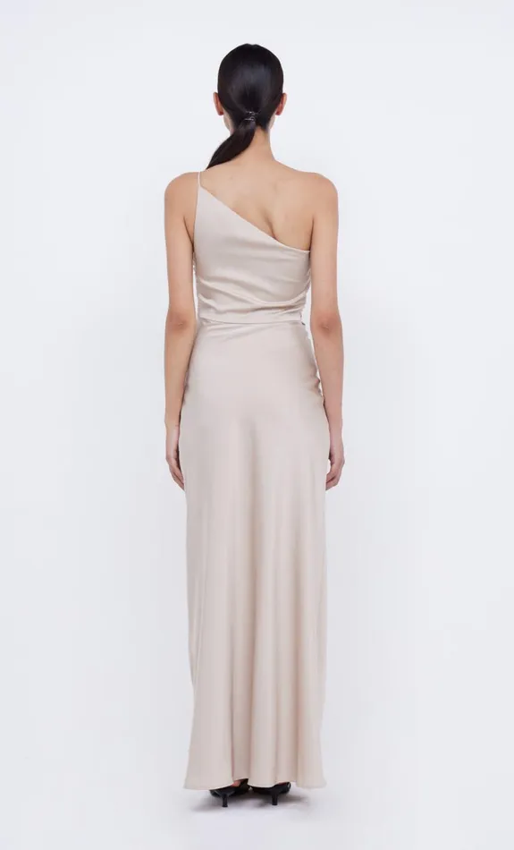 Bec Bridge ETERNITY ASYM MAXI DRESS 8211 SAND Women Maxi Dresses