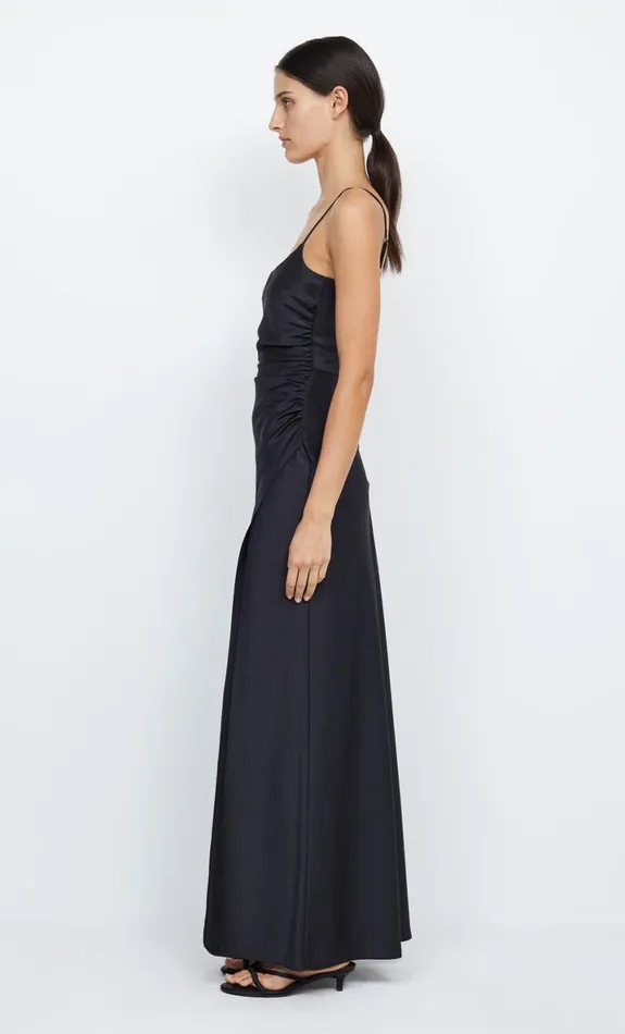 Bec Bridge ETERNITY SCOOP MAXI DRESS 8211 BLACK Women Prom Dresses