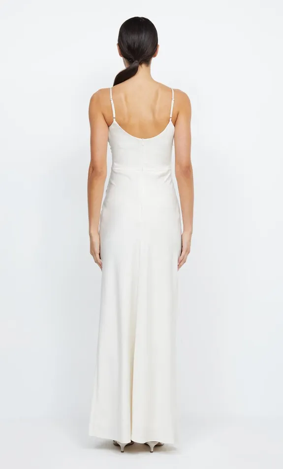 Bec Bridge ETERNITY SCOOP MAXI DRESS 8211 CREAM Women Prom Dresses