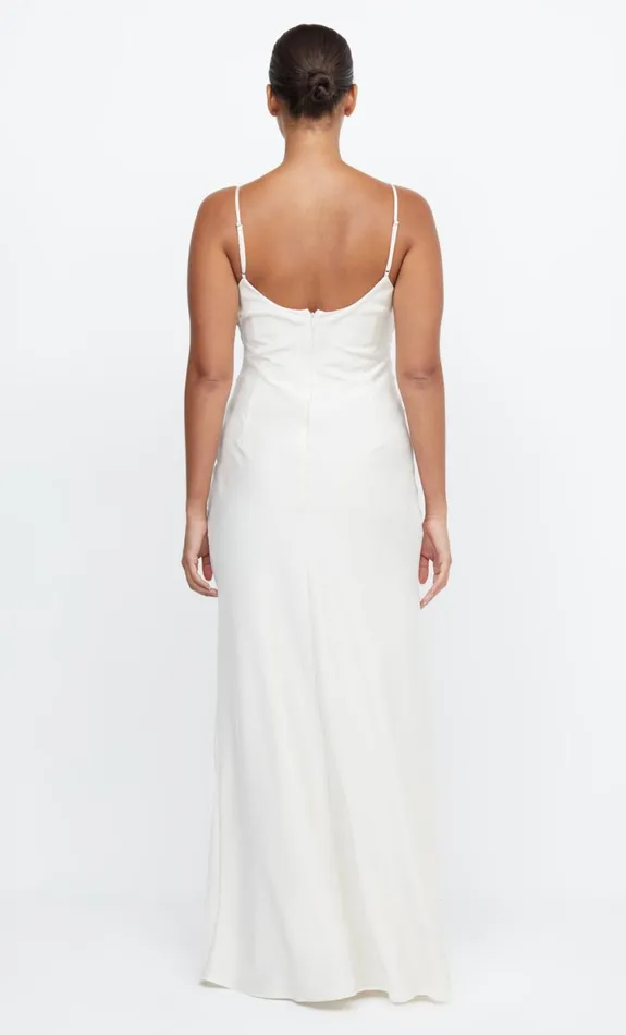 Bec Bridge ETERNITY SCOOP MAXI DRESS 8211 CREAM Women Prom Dresses