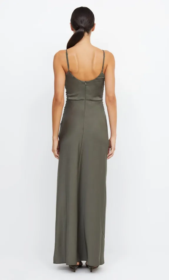 Bec Bridge ETERNITY SCOOP MAXI DRESS 8211 DARK WILLOW Women Maxi Dresses