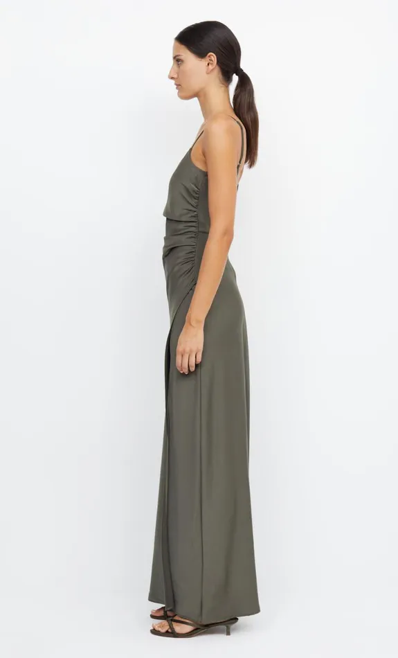 Bec Bridge ETERNITY SCOOP MAXI DRESS 8211 DARK WILLOW Women Maxi Dresses