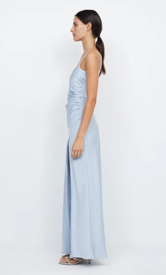Bec Bridge ETERNITY SCOOP MAXI DRESS 8211 DUSTY BLUE Women Maxi Dresses