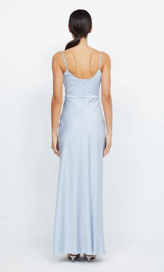 Bec Bridge ETERNITY SCOOP MAXI DRESS 8211 DUSTY BLUE Women Prom Dresses