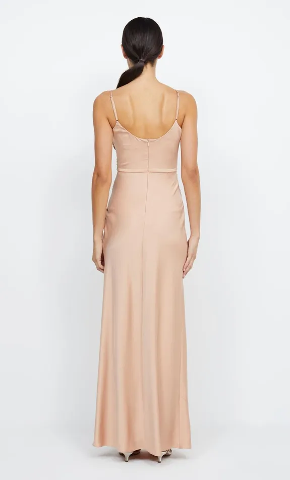 Bec Bridge ETERNITY SCOOP MAXI DRESS 8211 ROSE GOLD Women Maxi Dresses