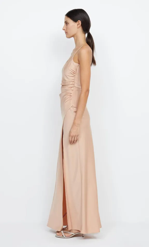 Bec Bridge ETERNITY SCOOP MAXI DRESS 8211 ROSE GOLD Women Maxi Dresses