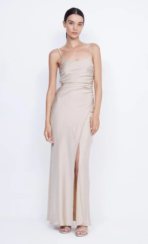 Bec Bridge ETERNITY SCOOP MAXI DRESS 8211 SAND Women Maxi Dresses