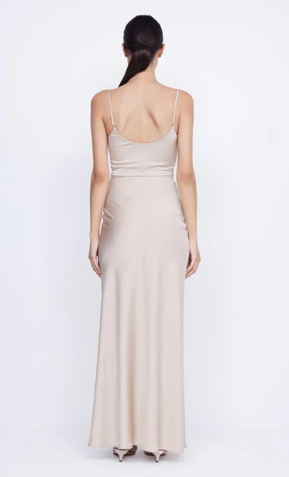 Bec Bridge ETERNITY SCOOP MAXI DRESS 8211 SAND Women Maxi Dresses