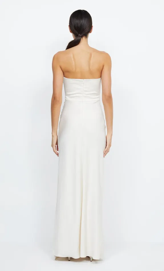 Bec Bridge ETERNITY STRAPLESS MAXI 8211 CREAM Women Prom Dresses