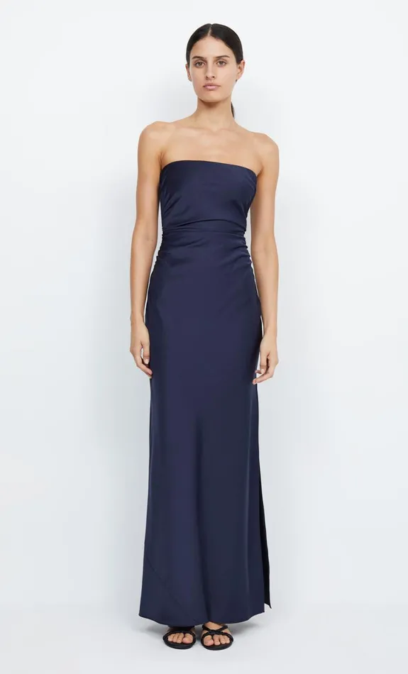 Bec Bridge ETERNITY STRAPLESS MAXI 8211 INK Women Prom Dresses