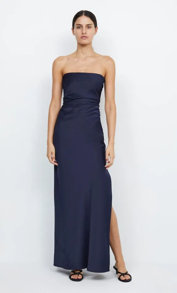 Bec Bridge ETERNITY STRAPLESS MAXI 8211 INK Women Prom Dresses
