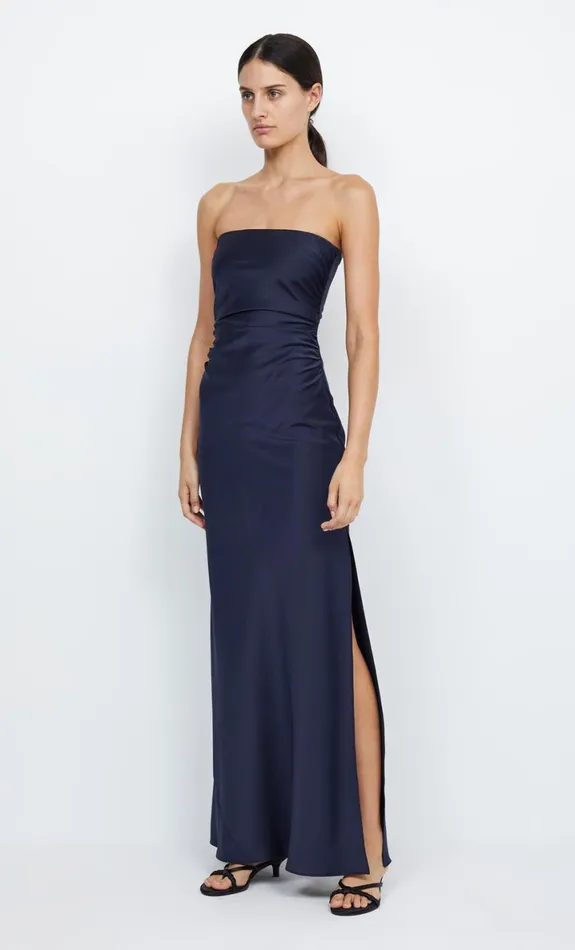 Bec Bridge ETERNITY STRAPLESS MAXI 8211 INK Women Prom Dresses