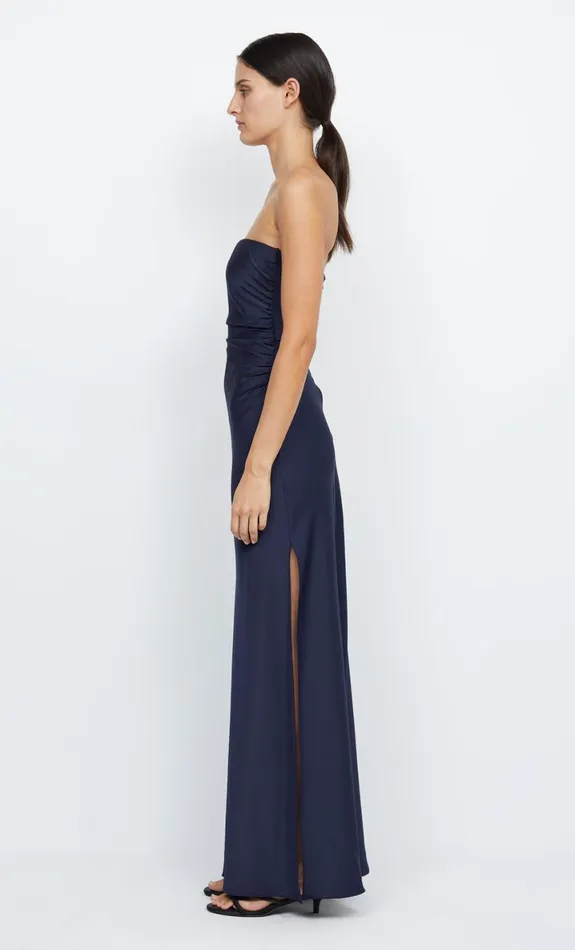 Bec Bridge ETERNITY STRAPLESS MAXI 8211 INK Women Prom Dresses