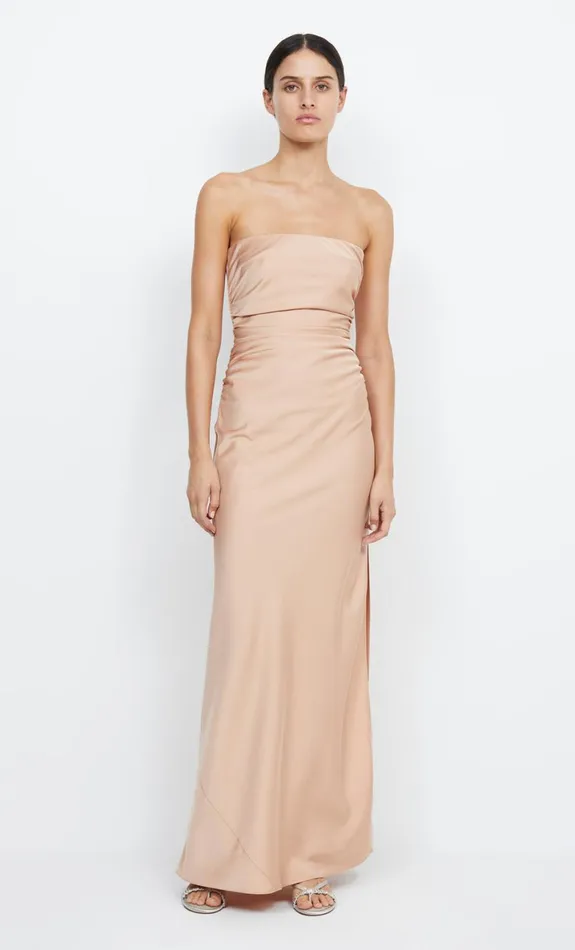 Bec Bridge ETERNITY STRAPLESS MAXI 8211 ROSE GOLD Women Prom Dresses