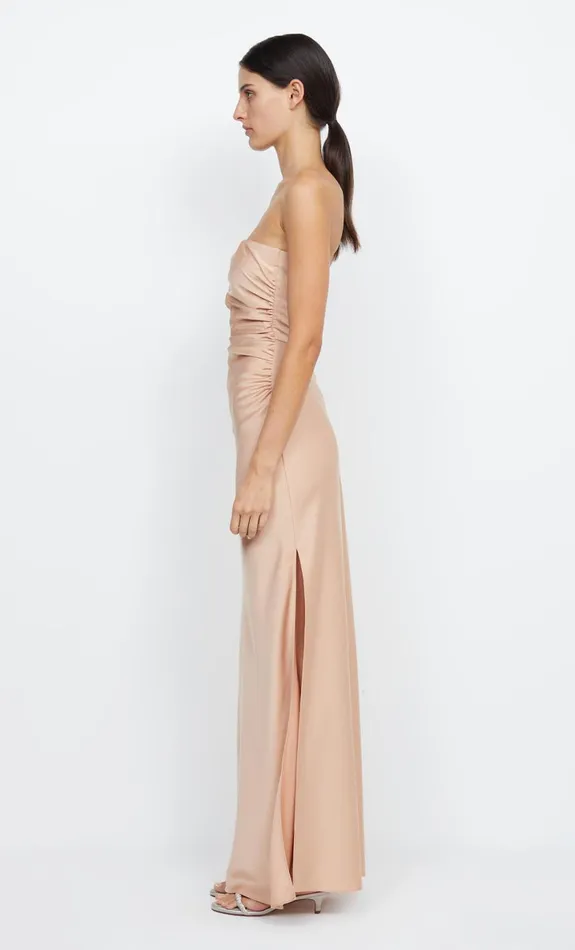 Bec Bridge ETERNITY STRAPLESS MAXI 8211 ROSE GOLD Women Prom Dresses