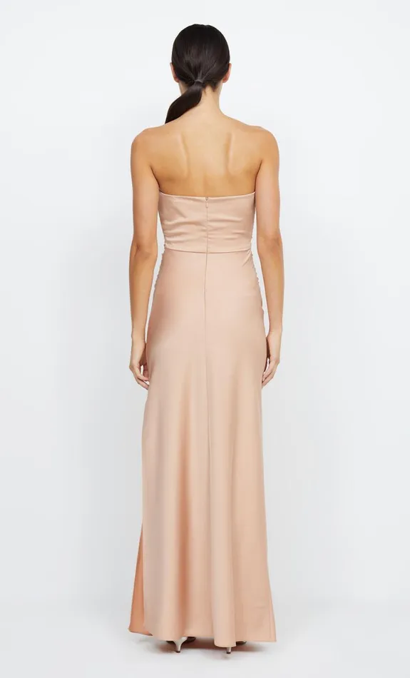 Bec Bridge ETERNITY STRAPLESS MAXI 8211 ROSE GOLD Women Prom Dresses