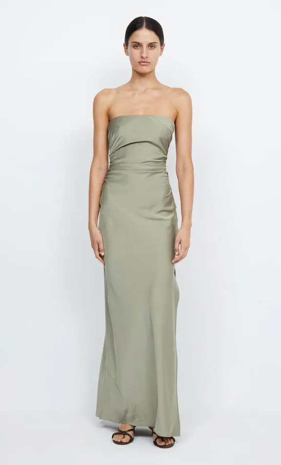Bec Bridge ETERNITY STRAPLESS MAXI 8211 SAGE Women Prom Dresses