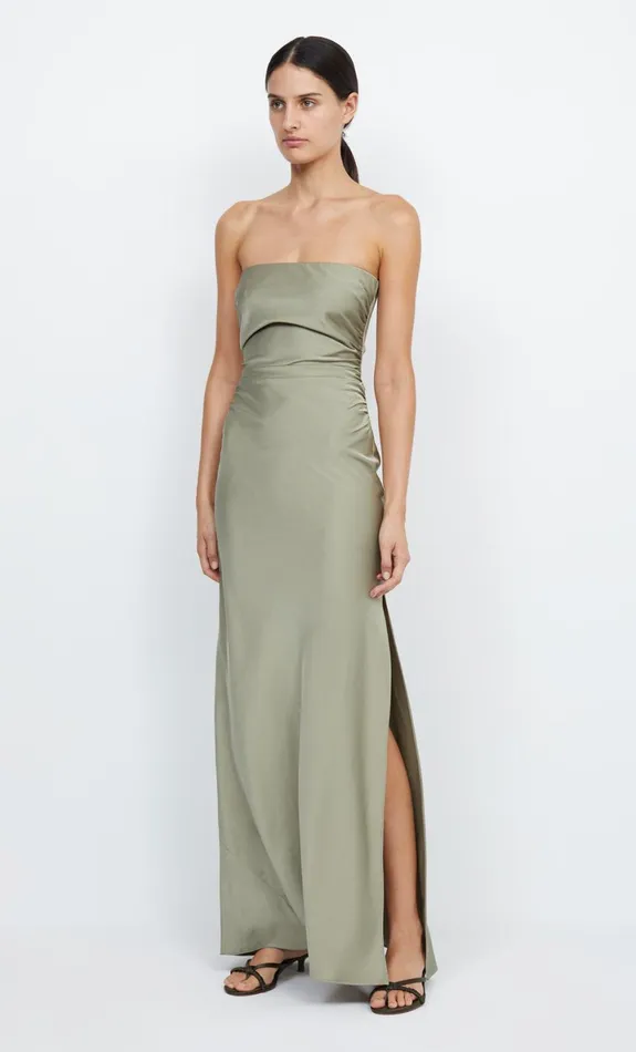 Bec Bridge ETERNITY STRAPLESS MAXI 8211 SAGE Women Prom Dresses