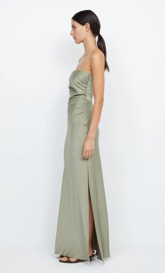 Bec Bridge ETERNITY STRAPLESS MAXI 8211 SAGE Women Prom Dresses
