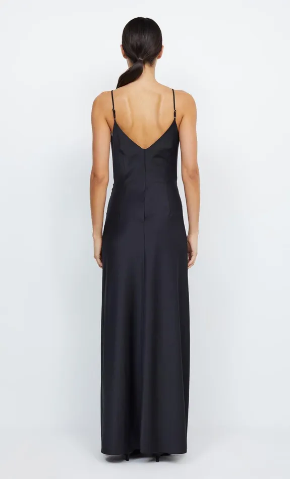 Bec Bridge ETERNITY V MAXI DRESS 8211 BLACK Women Prom Dresses