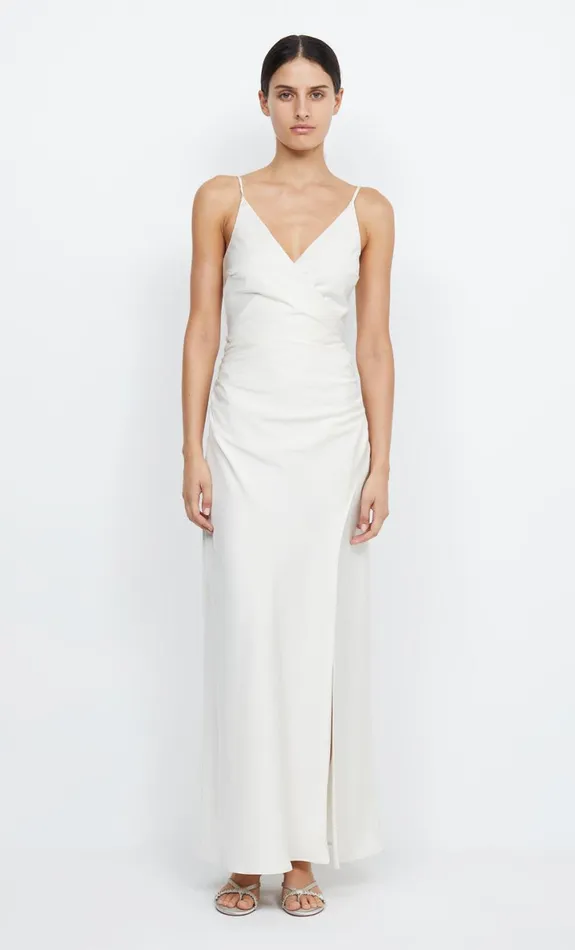 Bec Bridge ETERNITY V MAXI DRESS 8211 CREAM Women Maxi Dresses