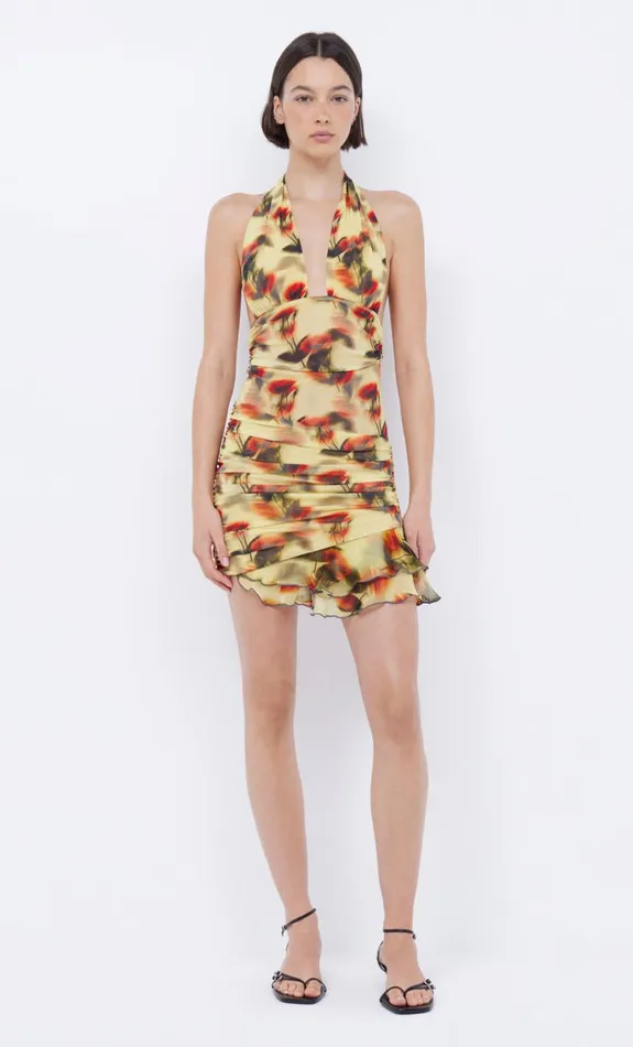 Bec Bridge FIORE HALTER MINI DRESS 8211 CITRUS ROSE Women Mini Dresses