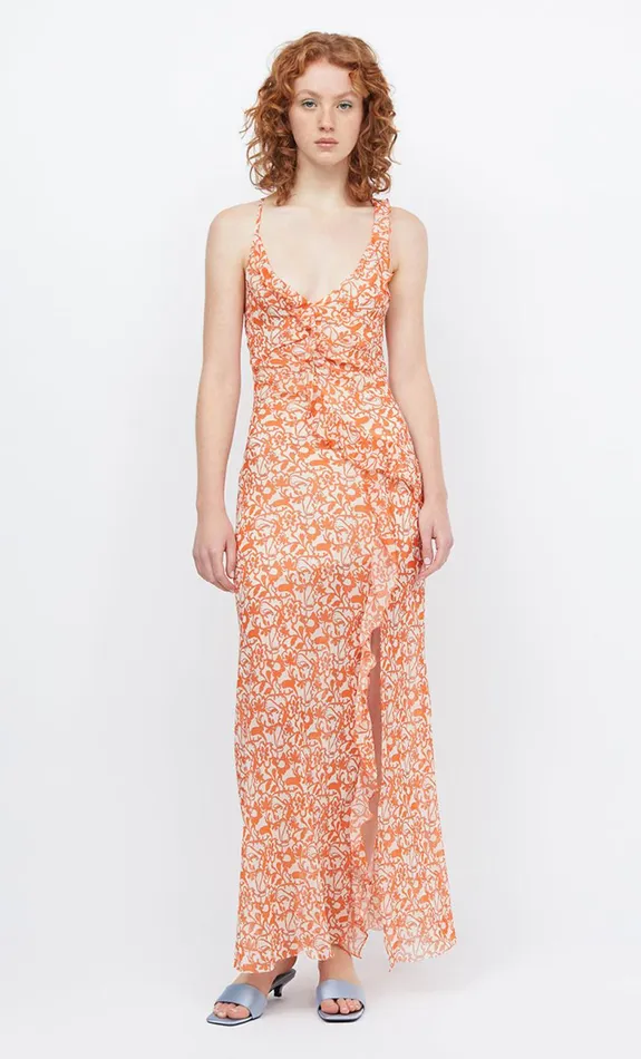 Bec Bridge FIREFLY FRILL MAXI DRESS 8211 FIESTA FLORAL Women Maxi Dresses
