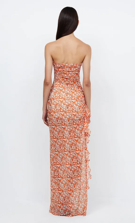 Bec Bridge FIREFLY STRAPLESS DRESS 8211 FIESTA FLORAL Women Wedding Guest