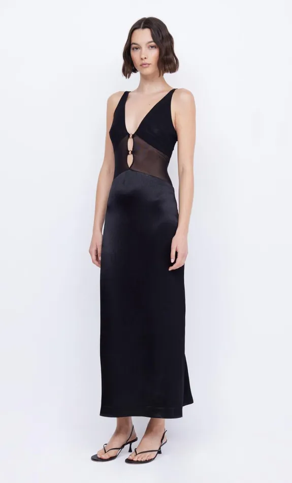 Bec Bridge HACIE MAXI DRESS 8211 BLACK Women Prom Dresses