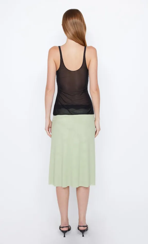 Bec Bridge HACIE MIDI SKIRT 8211 AVOCADOBLACK Women Skirts