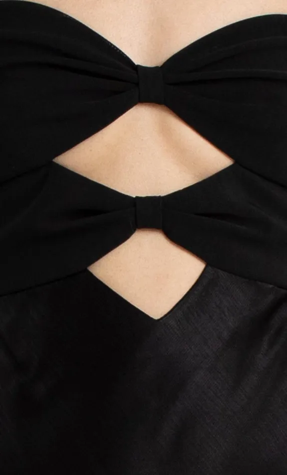 Bec Bridge HALLE STRAPLESS DRESS 8211 BLACK Women Wedding Guest