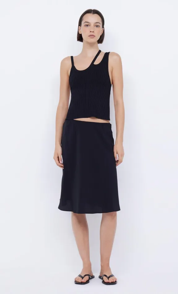 Bec Bridge HARI BACKLESS TOP 8211 BLACKBLACK Women Cropped