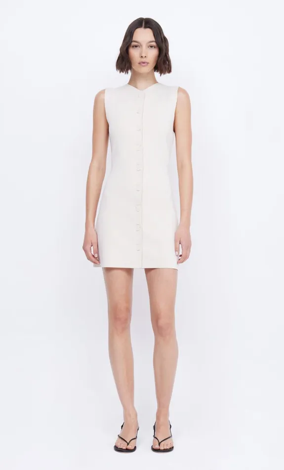 Bec Bridge ILORA KNIT MINI DRESS 8211 IVORY Women Mini Dresses