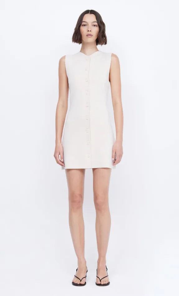 Bec Bridge ILORA KNIT MINI DRESS 8211 IVORY Women Mini Dresses