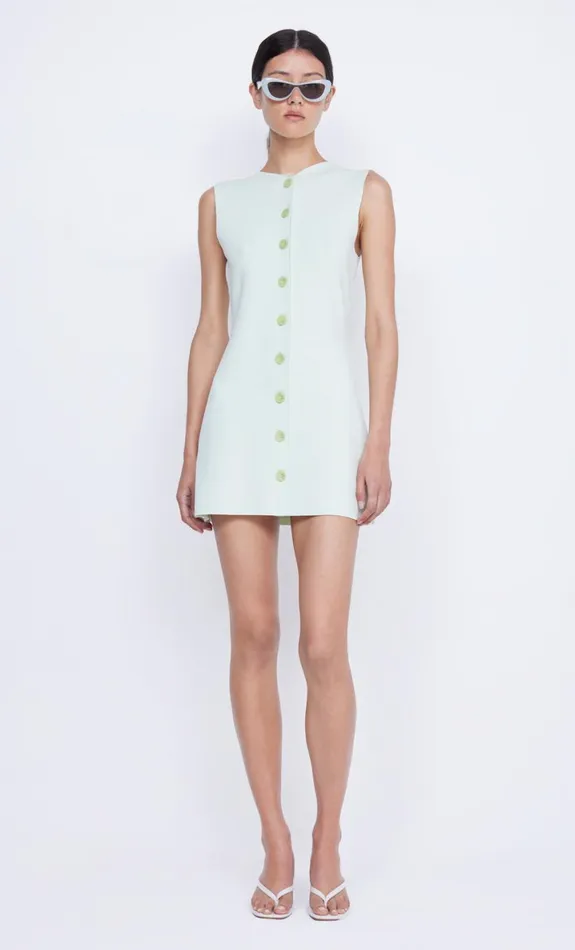 Bec Bridge ILORA KNIT MINI DRESS 8211 MINT Women Mini Dresses