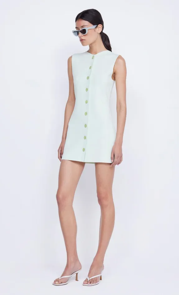 Bec Bridge ILORA KNIT MINI DRESS 8211 MINT Women Mini Dresses
